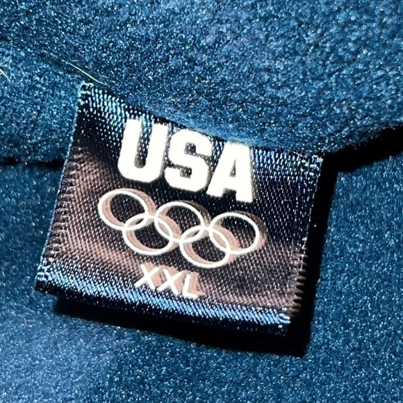 Team USA women’s size XXL full zip fleece jacket with side pockets American flag - Picture 4 of 9